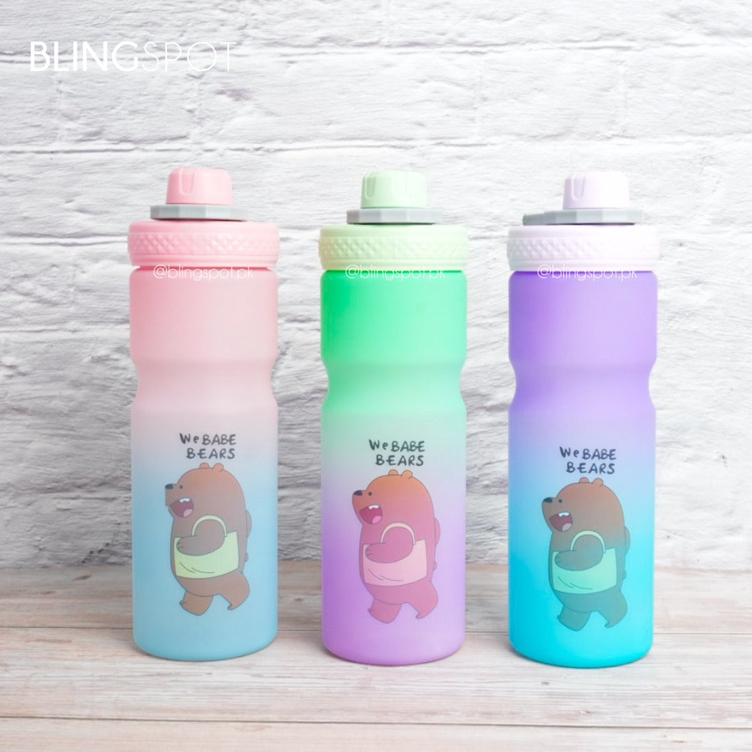 We Are Bears Gradient Water Bottle - Style 1