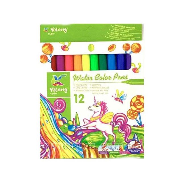 Yalong Watercolor Marker Set Of 12 - Style 1