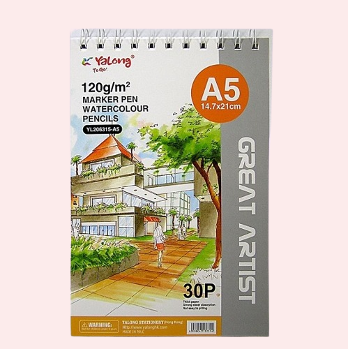 Yalong Spiral Great Artist Watercolour Sketch Pad