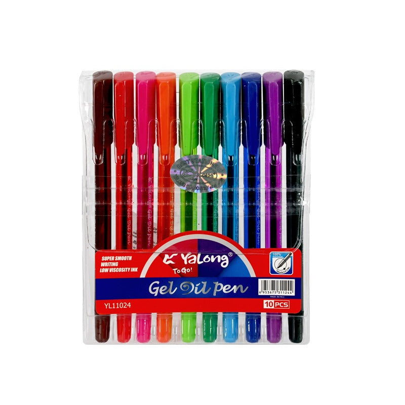 Yalong Gel Oil Pens Set Of 10