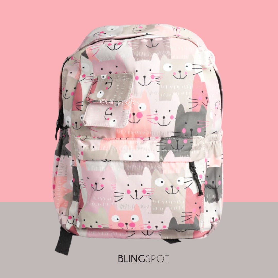 Meow Town - Cartoon Backpack