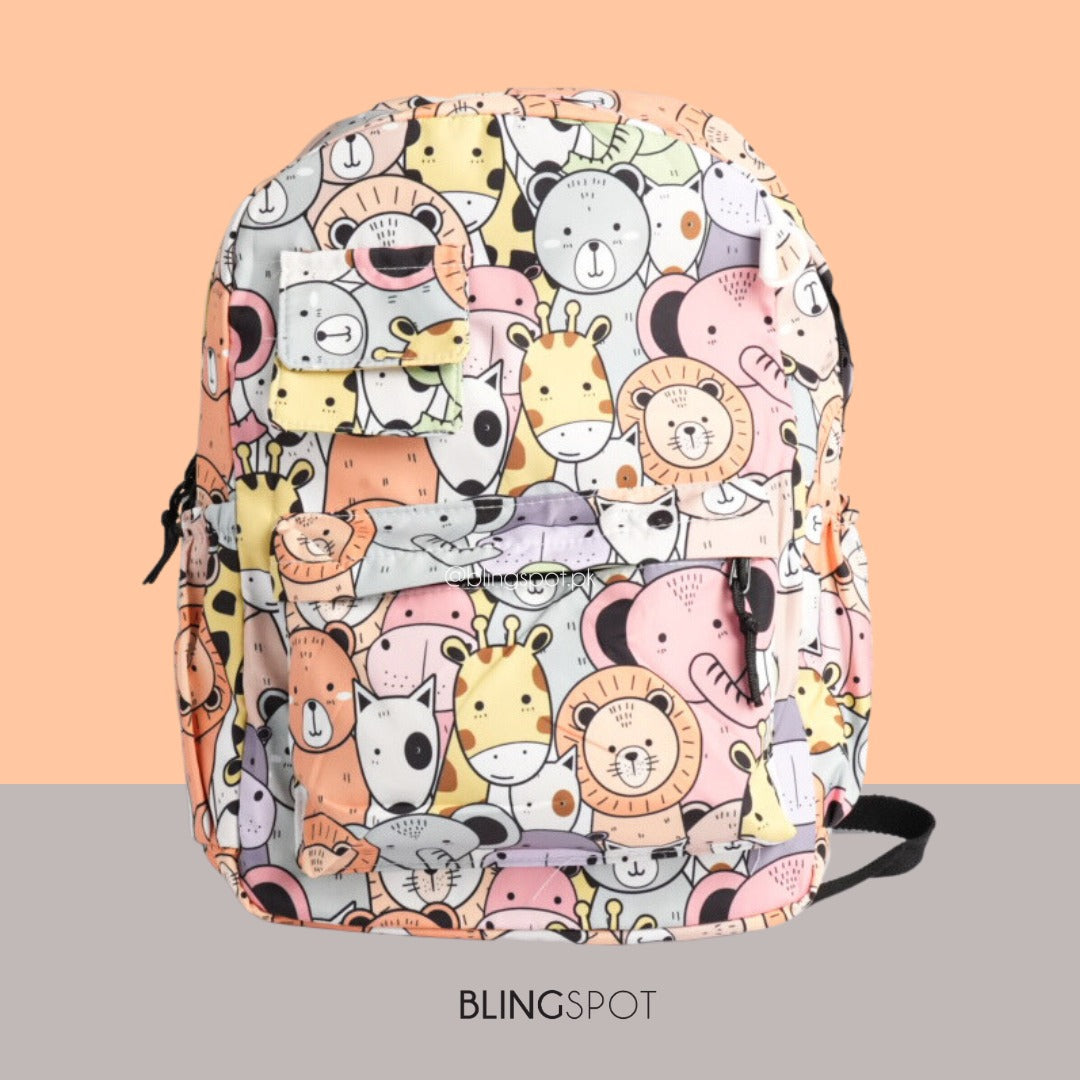 Zoo Life - Cartoon Backpack