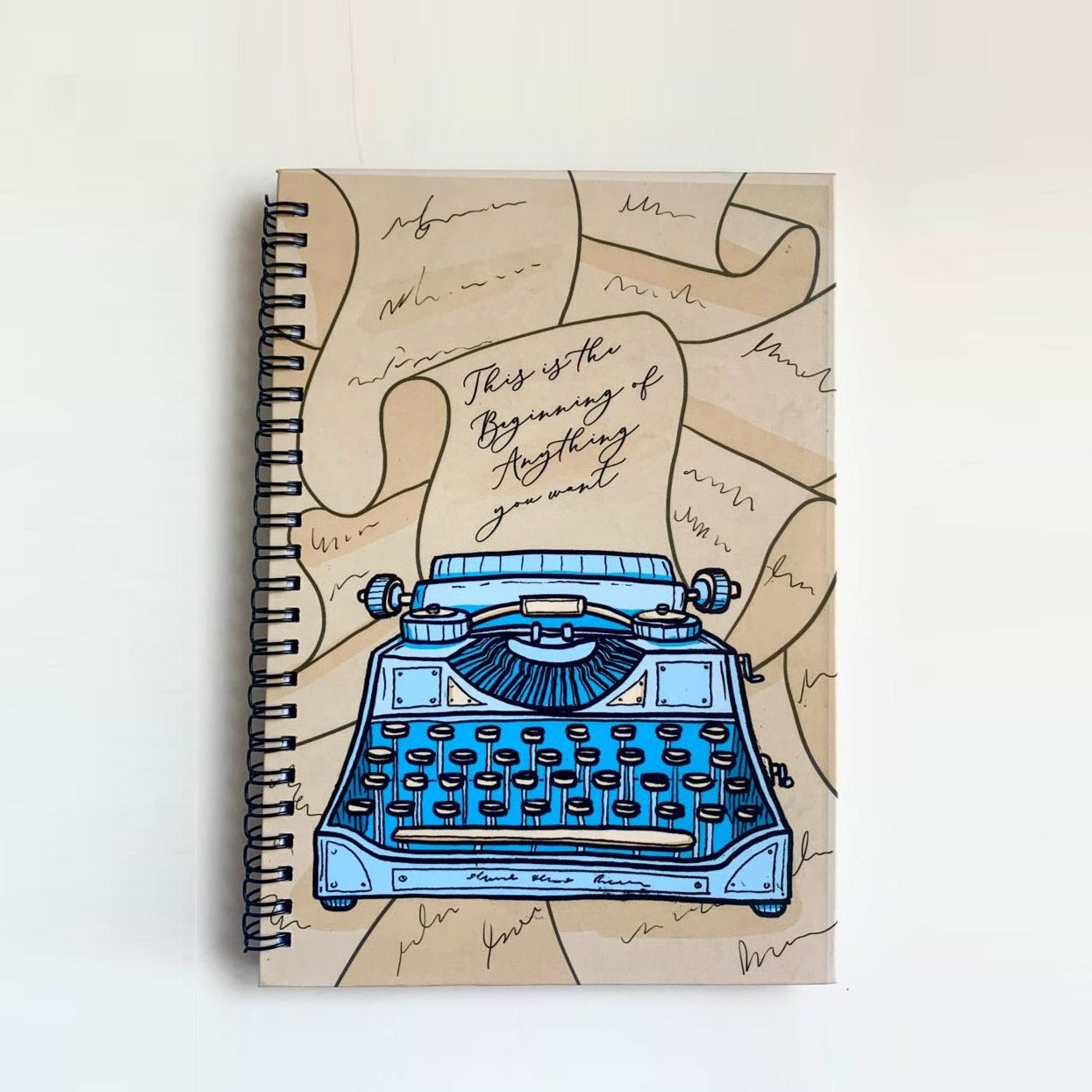 Whimsy Retro Typewriter - Journal