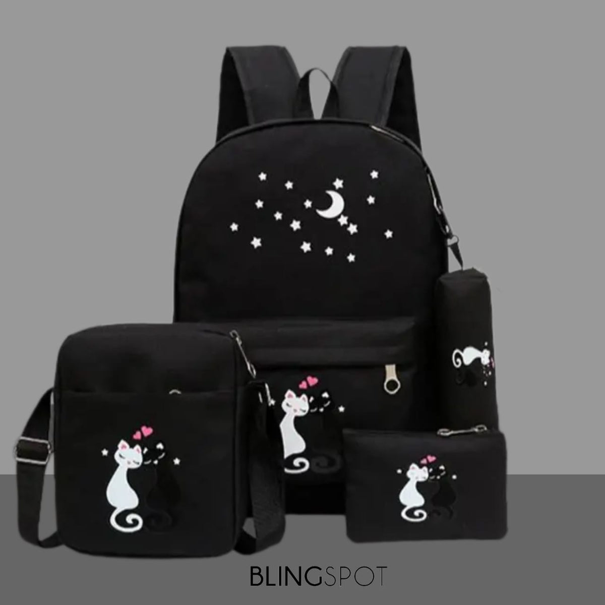 Cat Black - Backpack Set