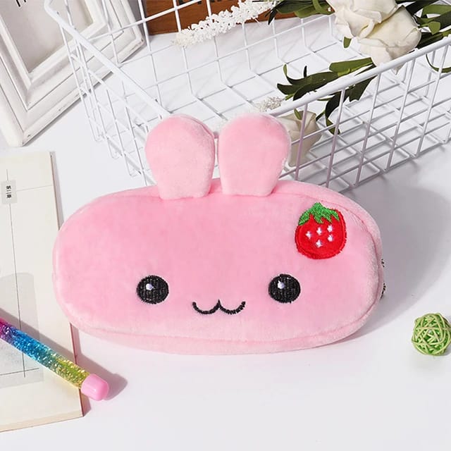 Strawberry Bunny Plush - Pouch