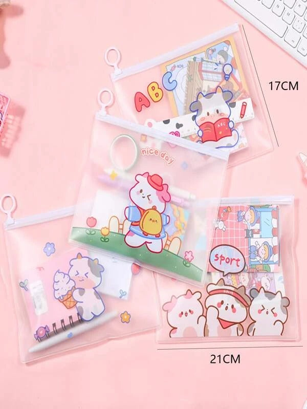 Kawai Cow Pouch Water Resistant