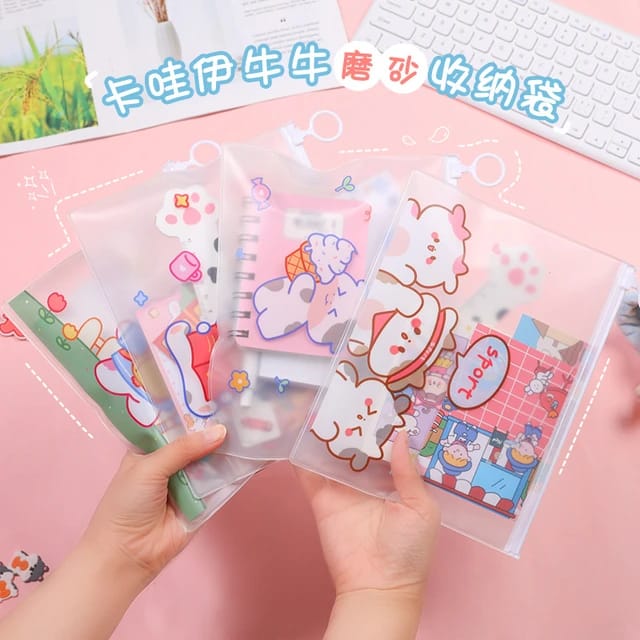 Kawai Cow Pouch Water Resistant