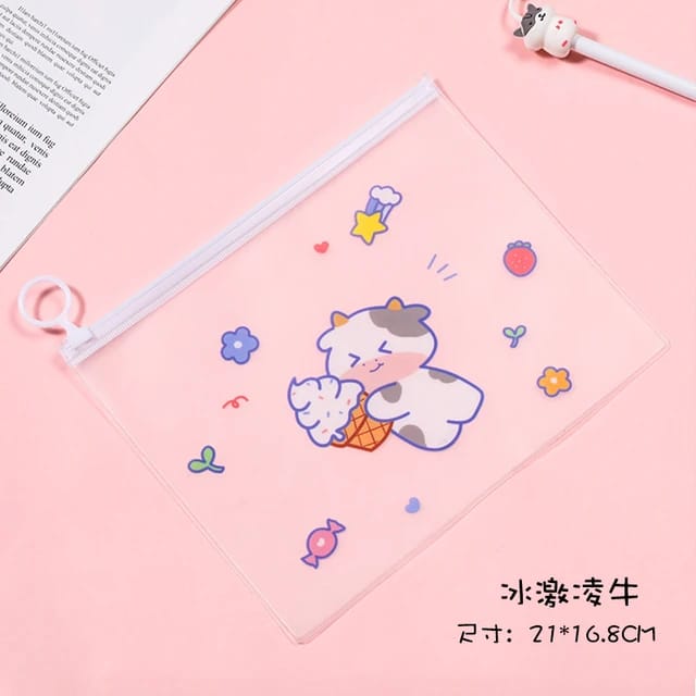 Kawai Cow Pouch Water Resistant