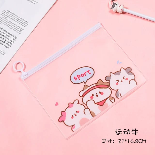 Kawai Cow Pouch Water Resistant