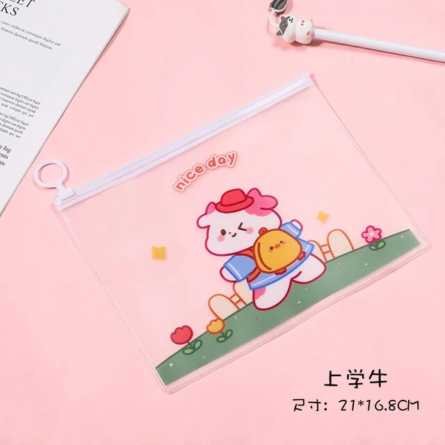 Kawai Cow Pouch Water Resistant
