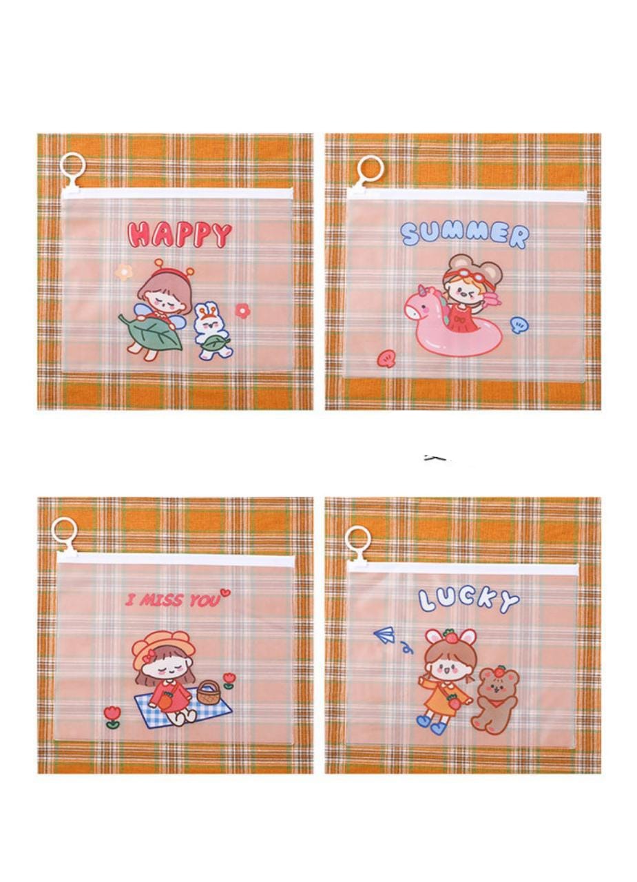 Happy Girl  Pouch Water Resistant