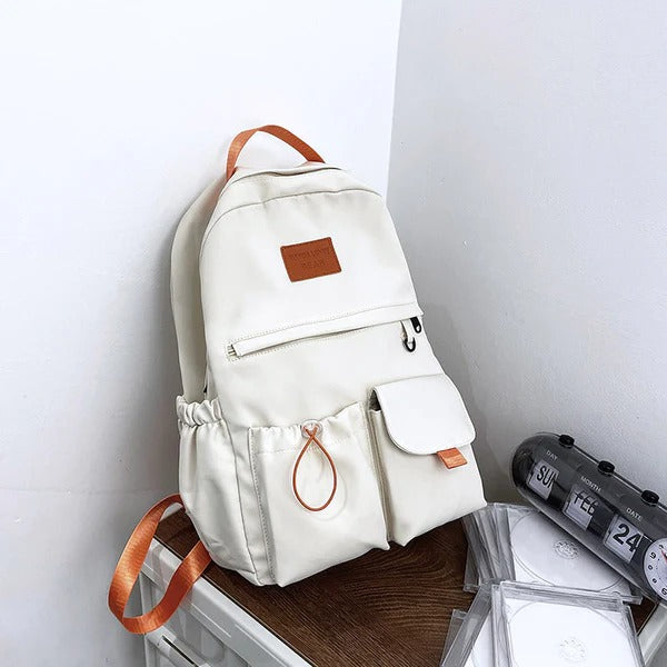 Off White & Orange - Backpack