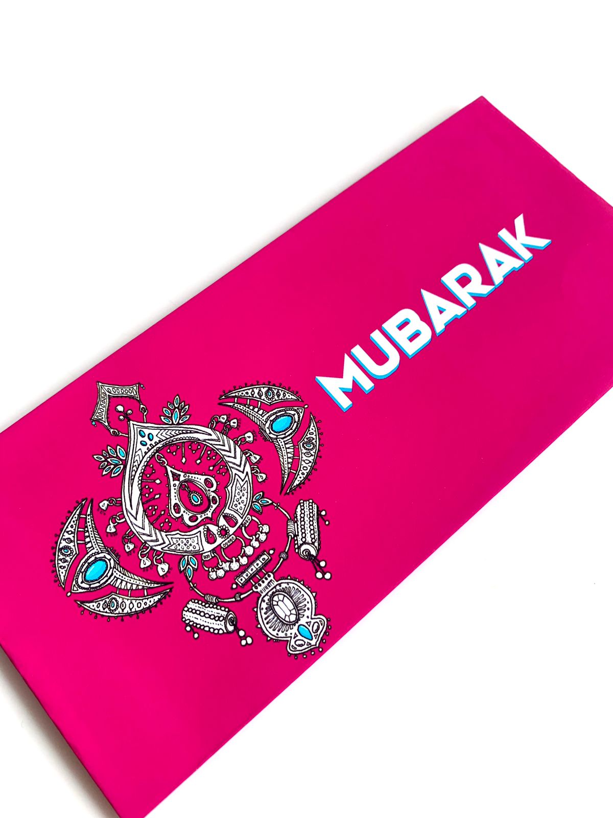 Whimsy Mandala Mubarak  - Envelope  Set Of 5