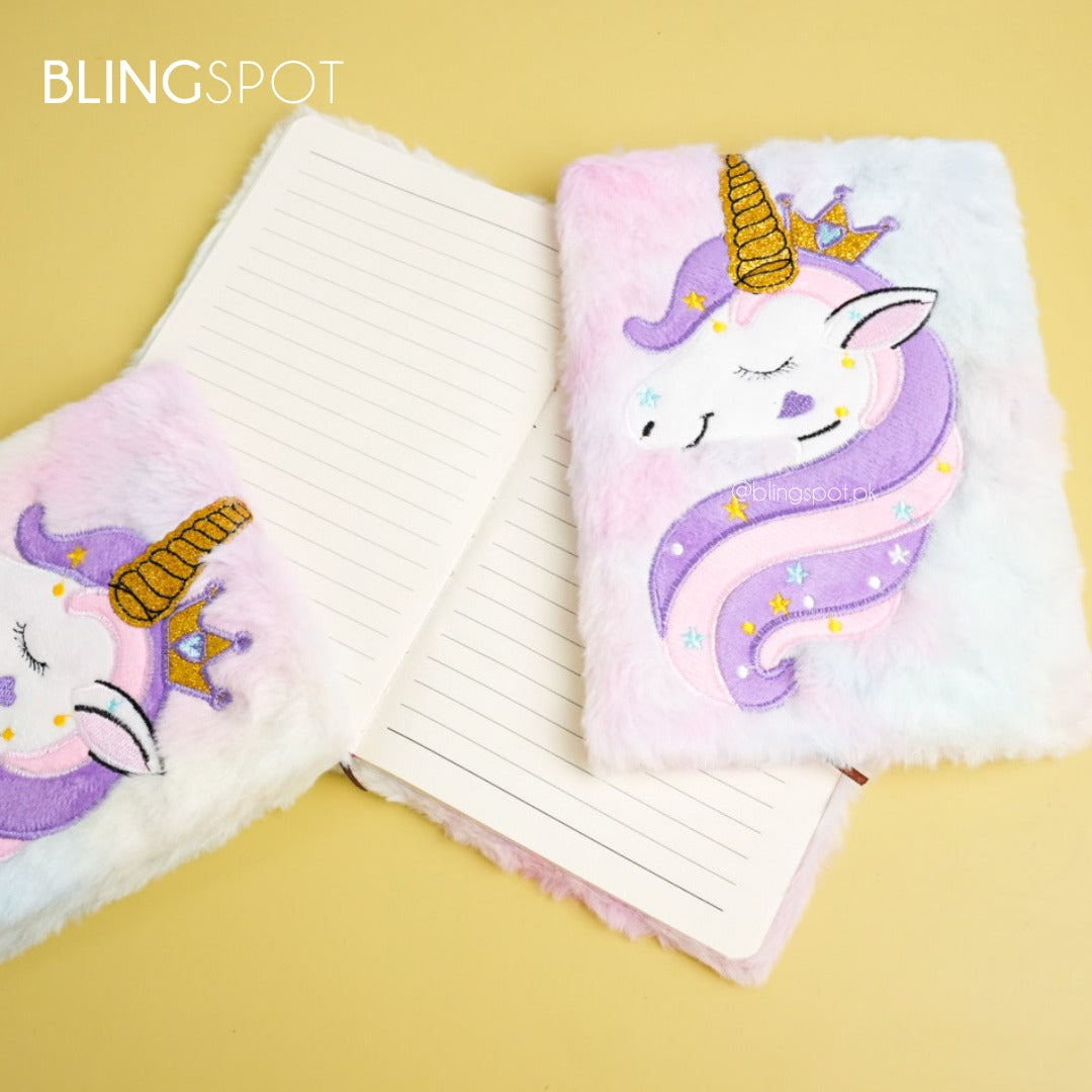 Unicorn Star - Fluffy Journal