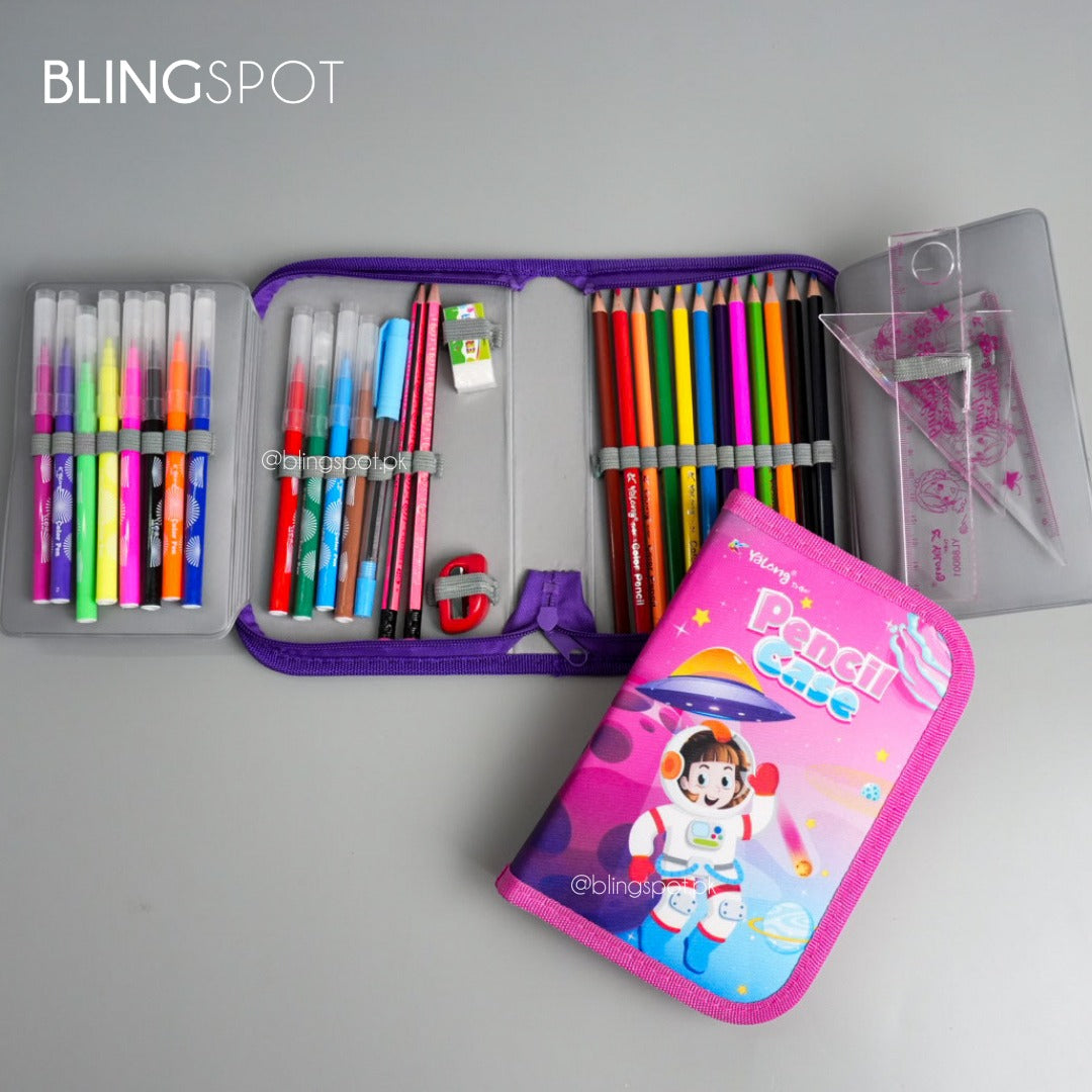 Yalong Astronaut Pink - Stationery Set