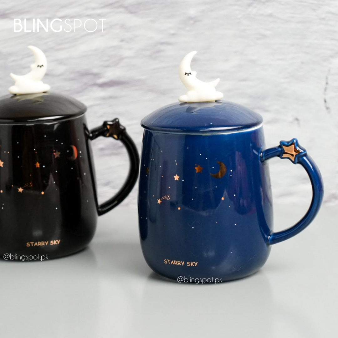 Stary Sky Galaxy Stars - Ceramic Mug Set