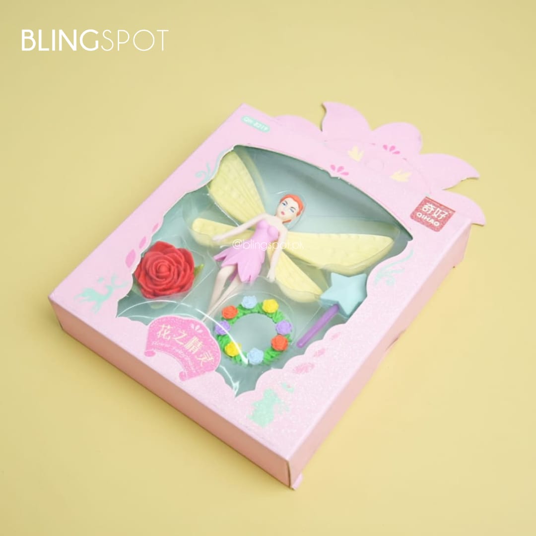 Butterfly Princess Pink - Eraser Set