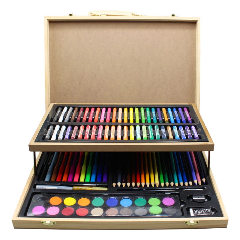 Painting Arts & Crafts Case Artist Drawing Set Of 106 - The