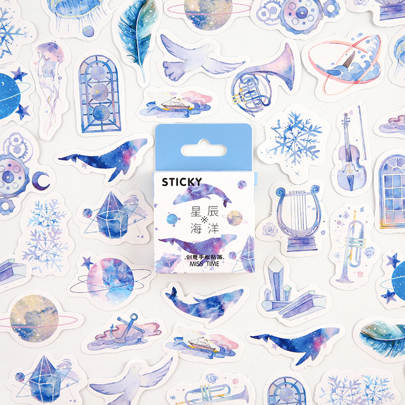 Galaxy Whale - Stickers