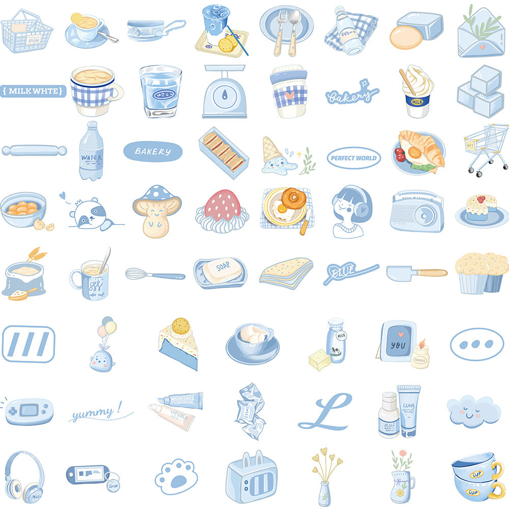 Blue Lifestyle Mix - Stickers