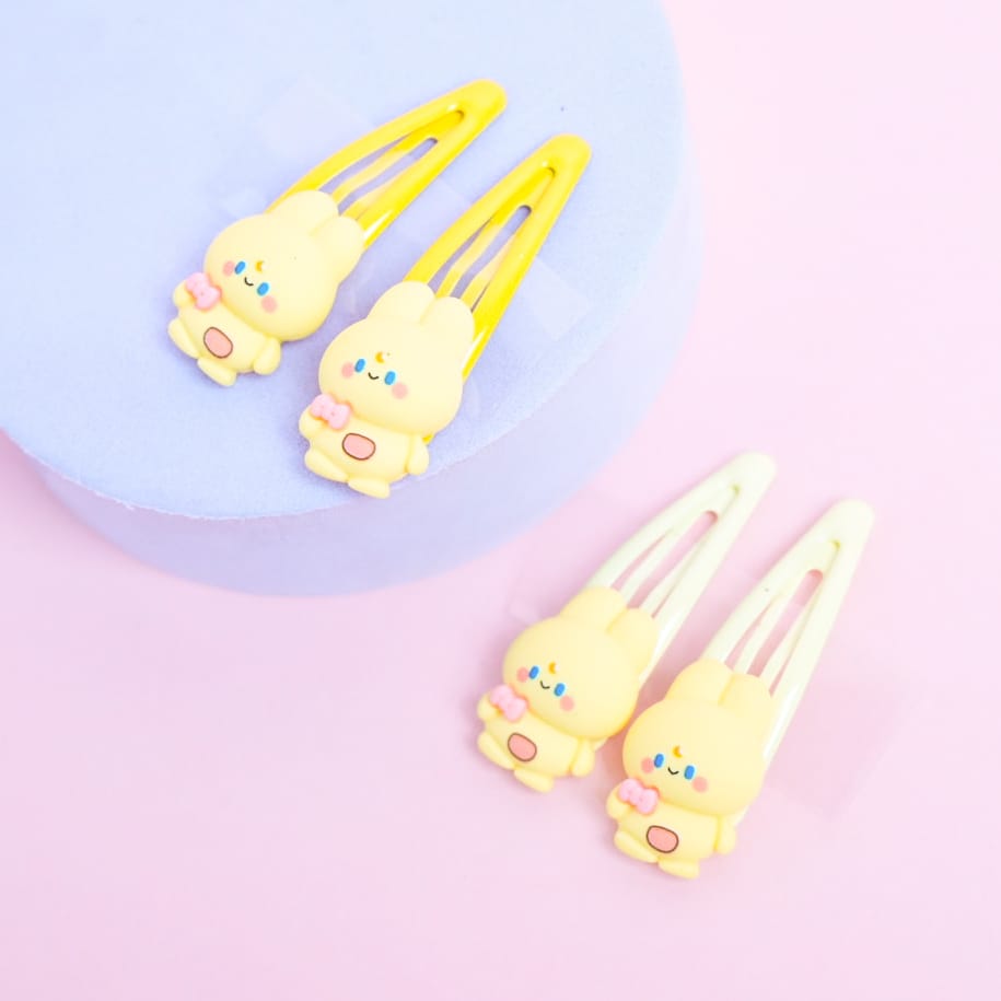 Yellow Bunny - Hair Clip