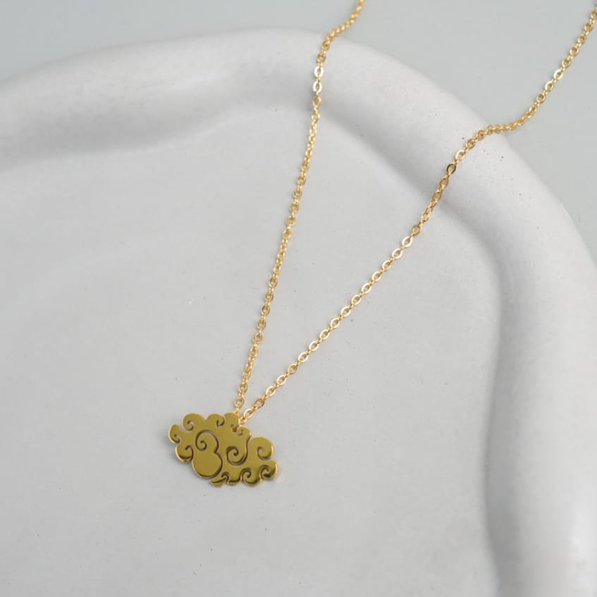 Fluffy Cloud - Premium Complete Stainless Steel Necklace