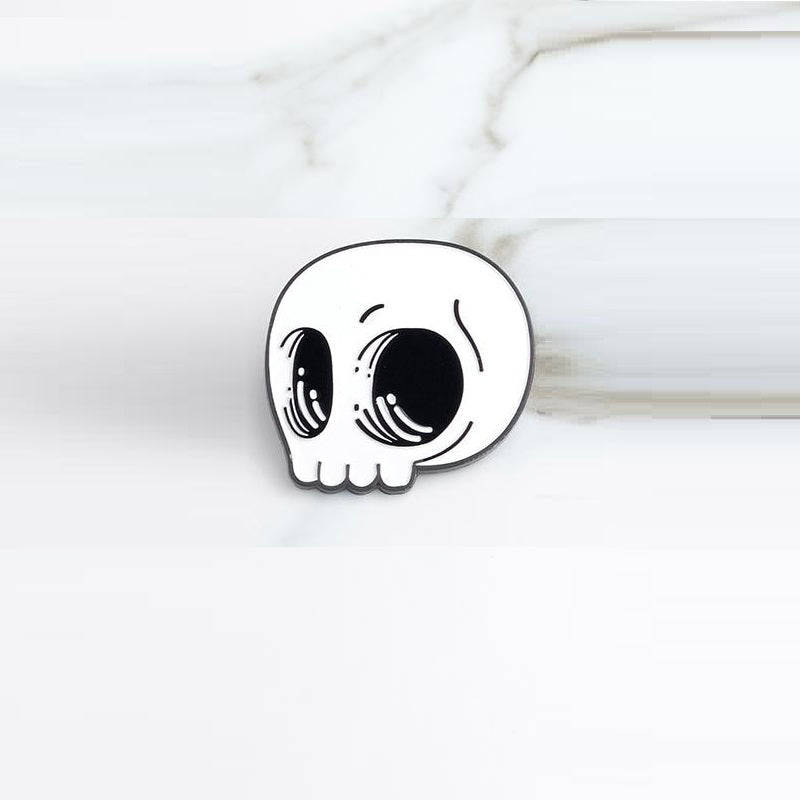 Skull Face - Enamel Pin