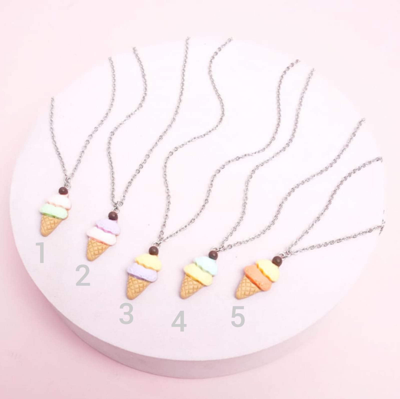 Cone Ice-cream - Necklace