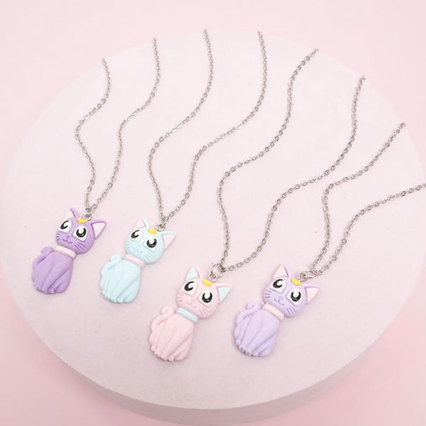 Cute Cat  - Stainless Steel Necklace