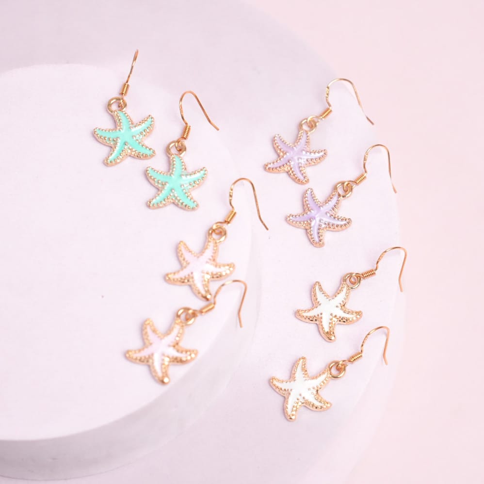 Star Fish Charm - Earrings