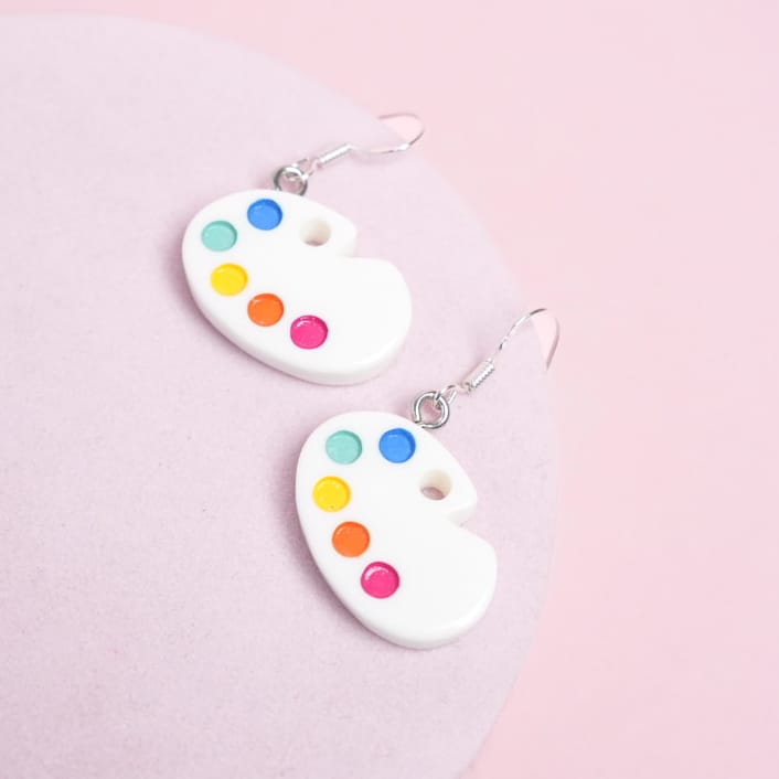 Painting Palette - Earrings