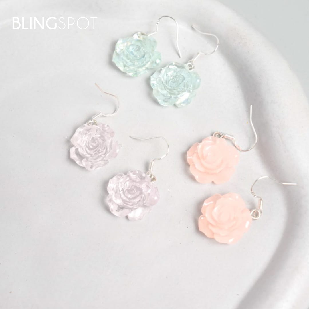 Crystal Flower - Earrings