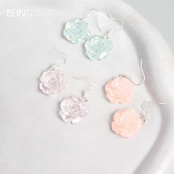 Crystal Flower - Earrings