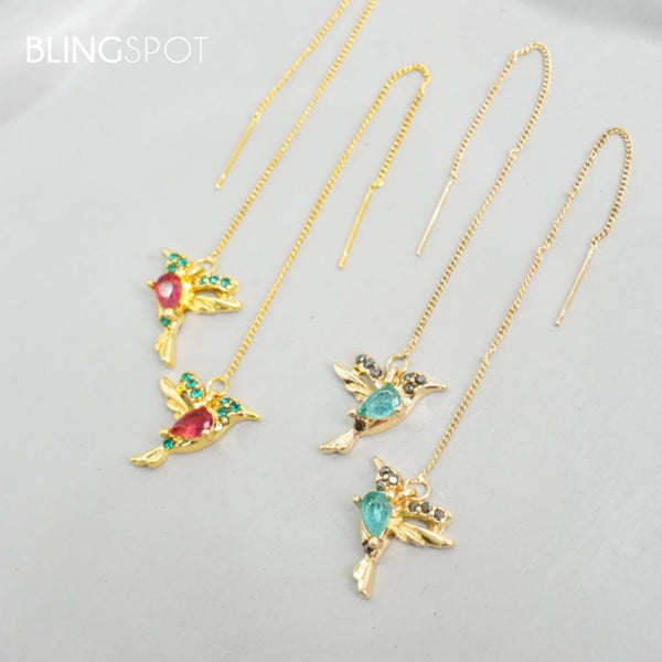 Dangling Birds - Earrings