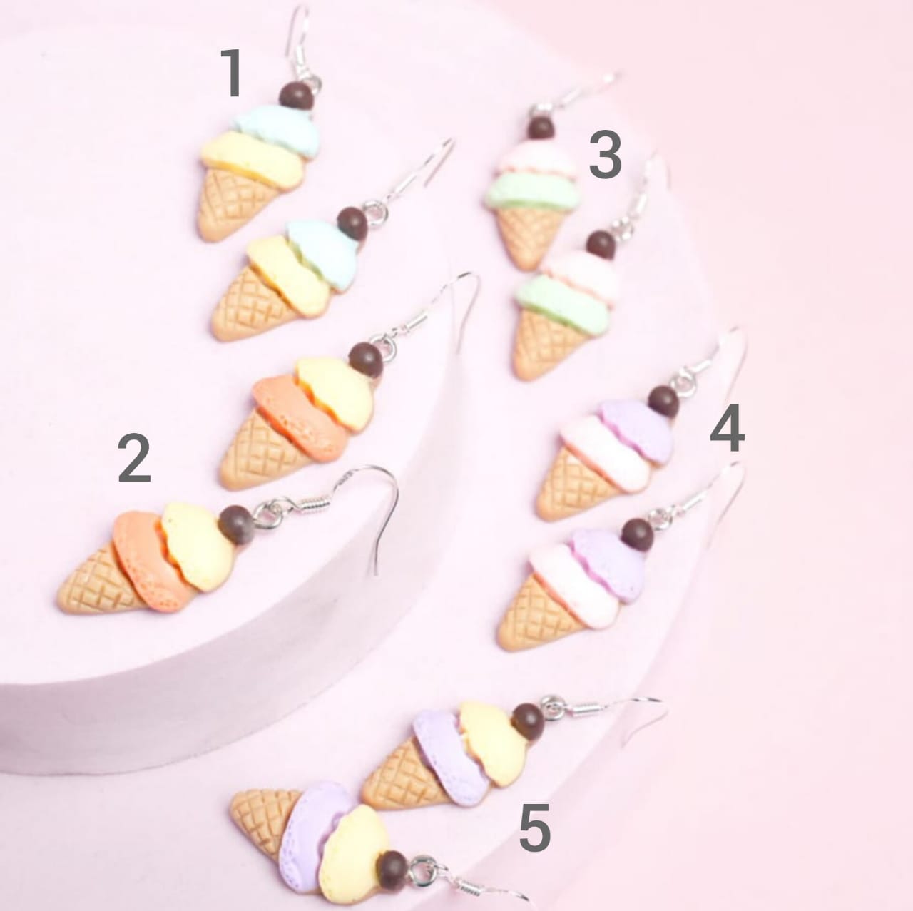 Cone Ice-cream  - Earrings