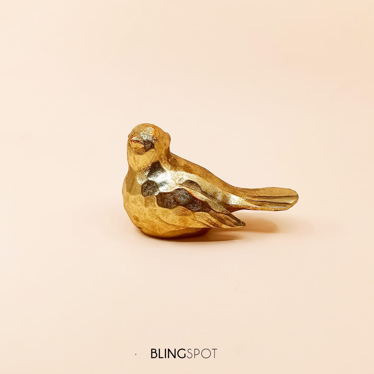 Retro Gold Foiled Bird - Home Decor