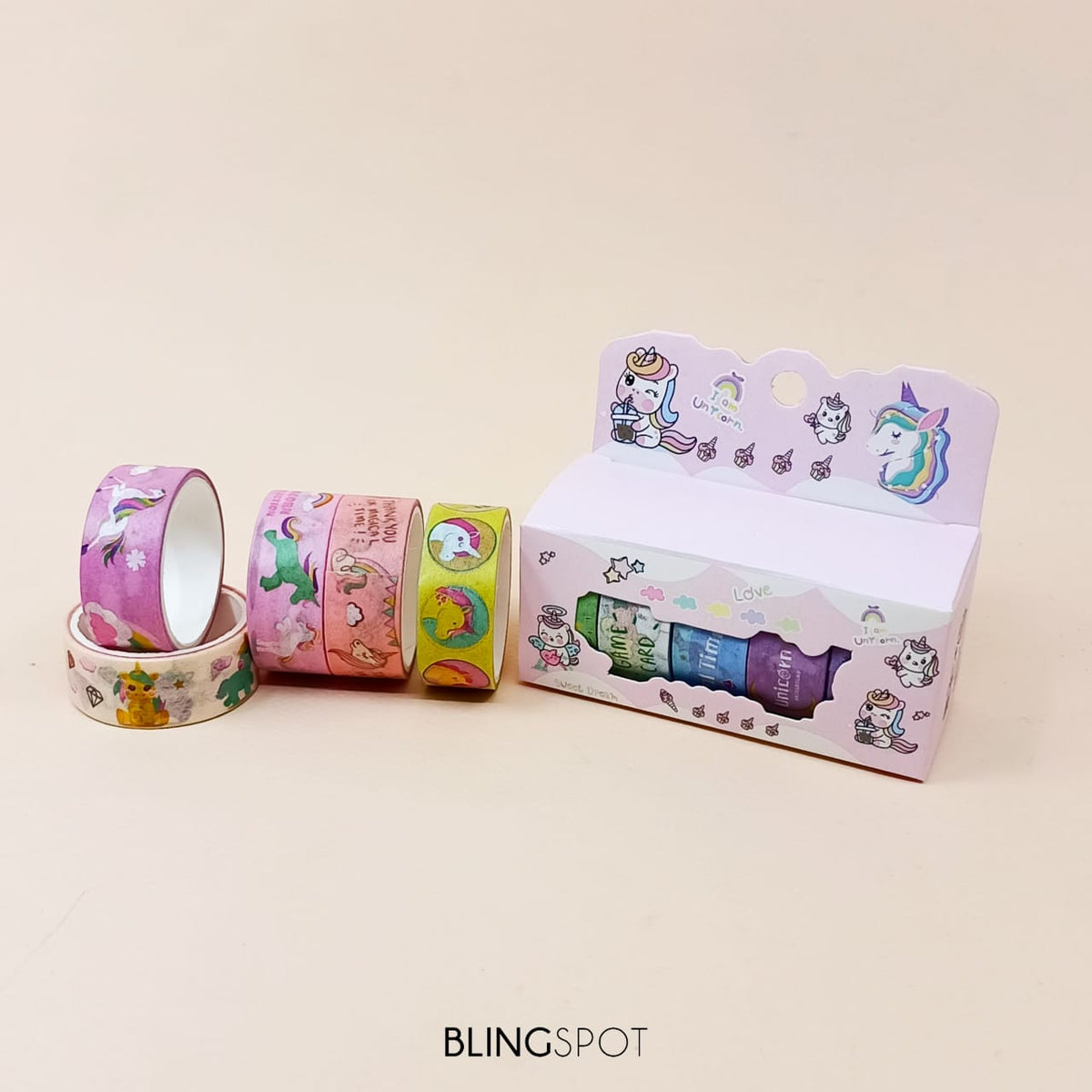 Magical Unicorn - Washi Tape Set Of 5
