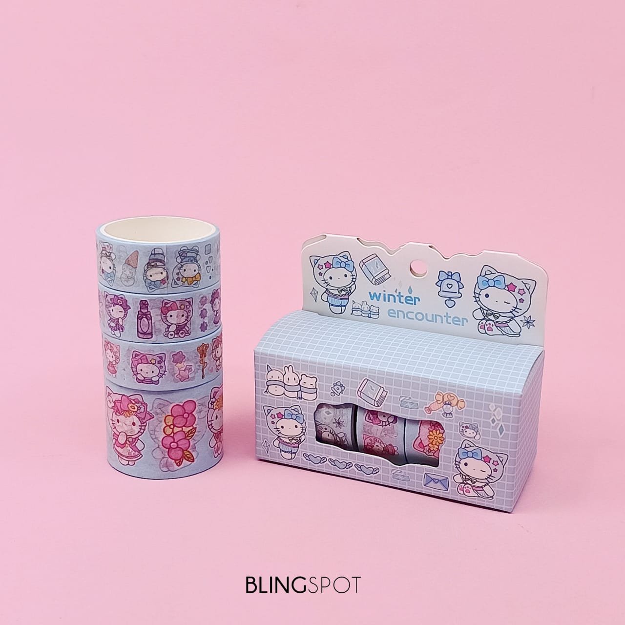 Hello Kitty - Washi Tape Set Of 4