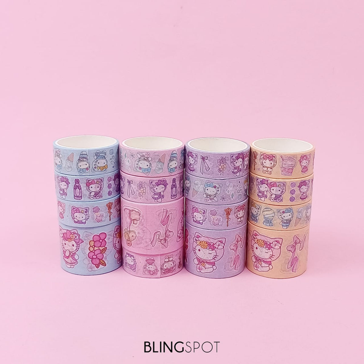 Hello Kitty - Washi Tape Set Of 4