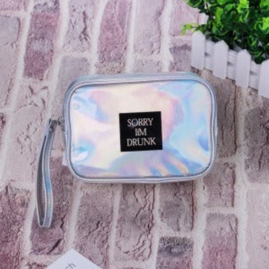 Sorry I'm Drunk Hollo Neon - Make up Pouch