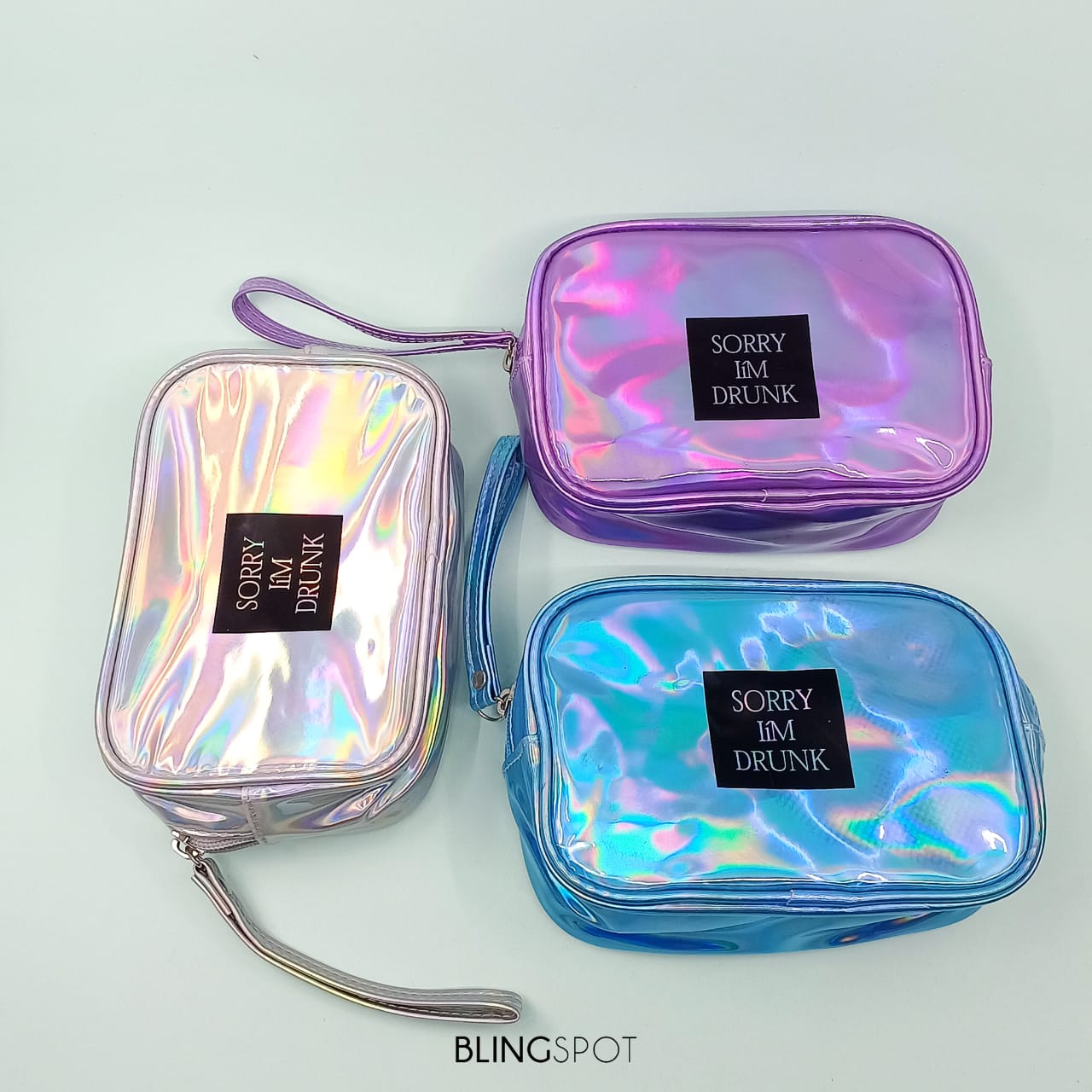 Sorry I'm Drunk Hollo Neon - Make up Pouch