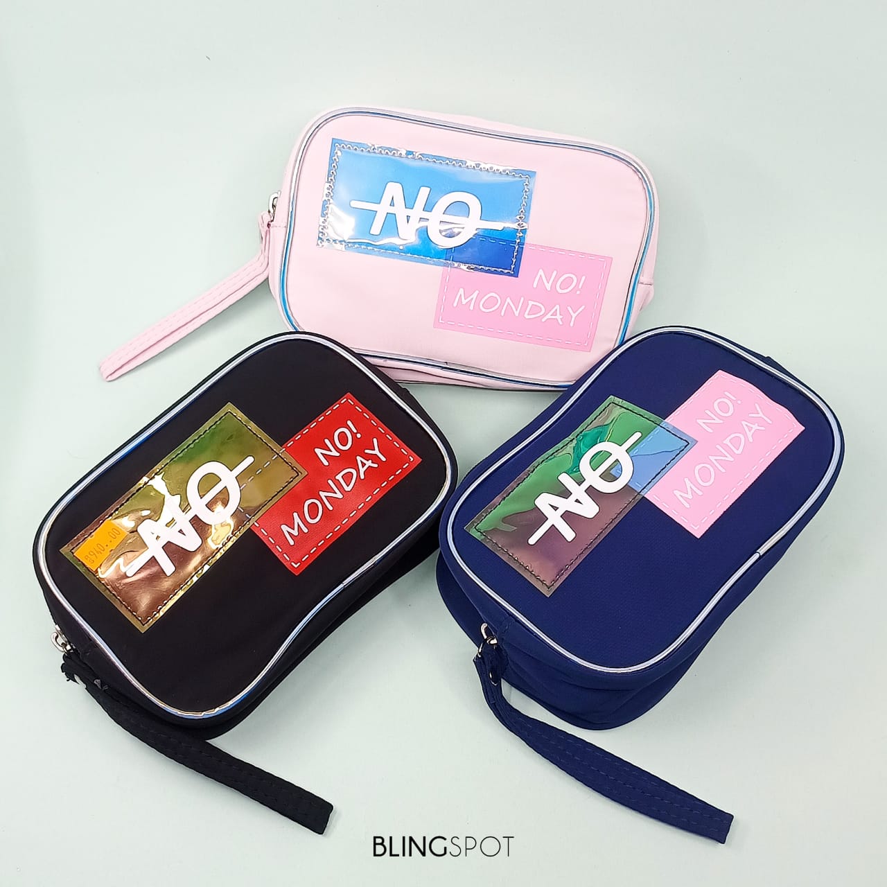 No Monday Hollo Neon - Make up Pouch