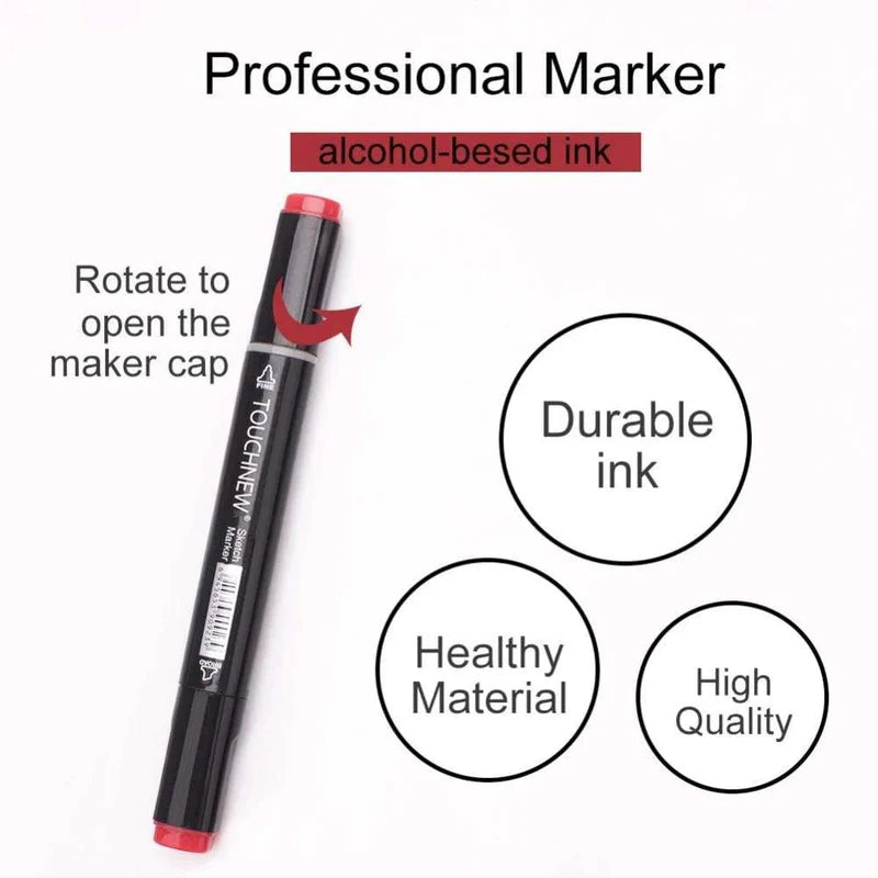 Double Tip Markers ( 2in 1 ) - Set Of 24 - 36 - 48