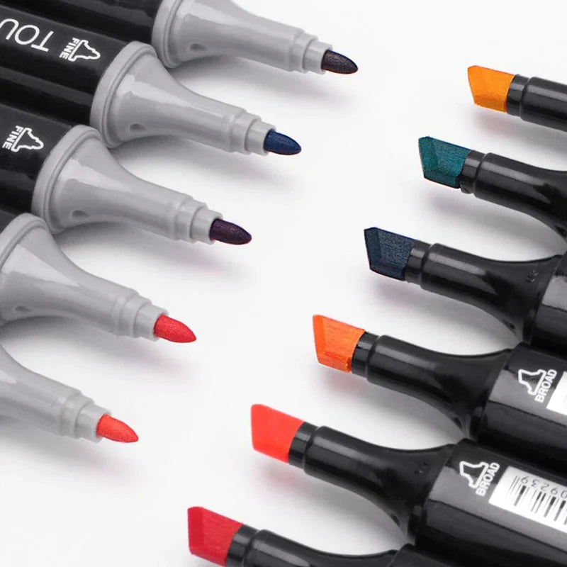 Double Tip Markers ( 2in 1 ) - Set Of 24 - 36 - 48