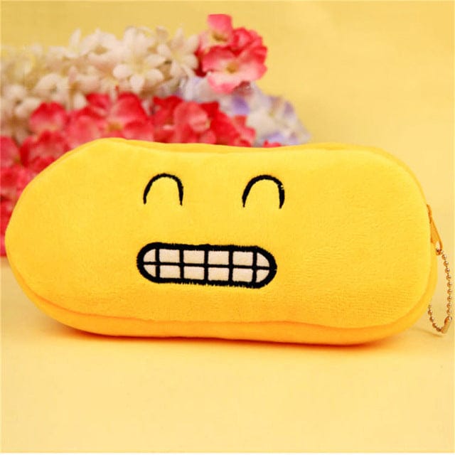 Emoji Smiley Plush - Pouch