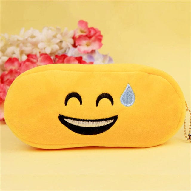 Emoji Smiley Plush - Pouch