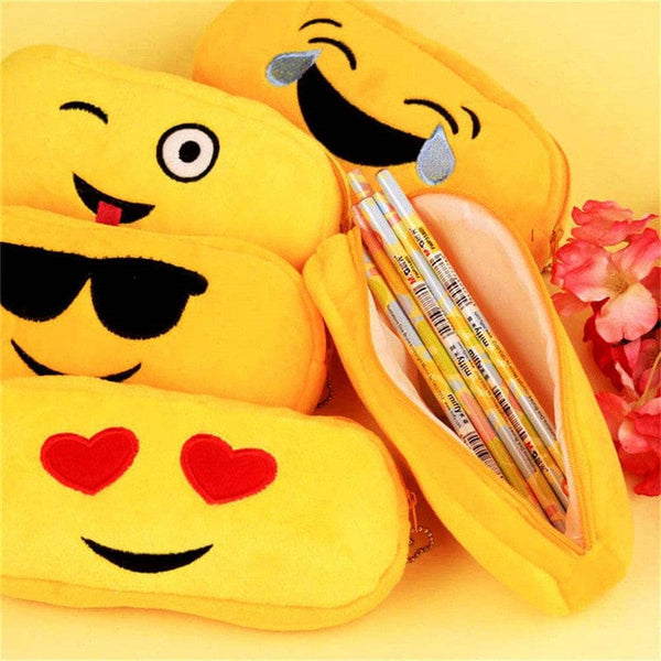 Emoji Smiley Plush - Pouch