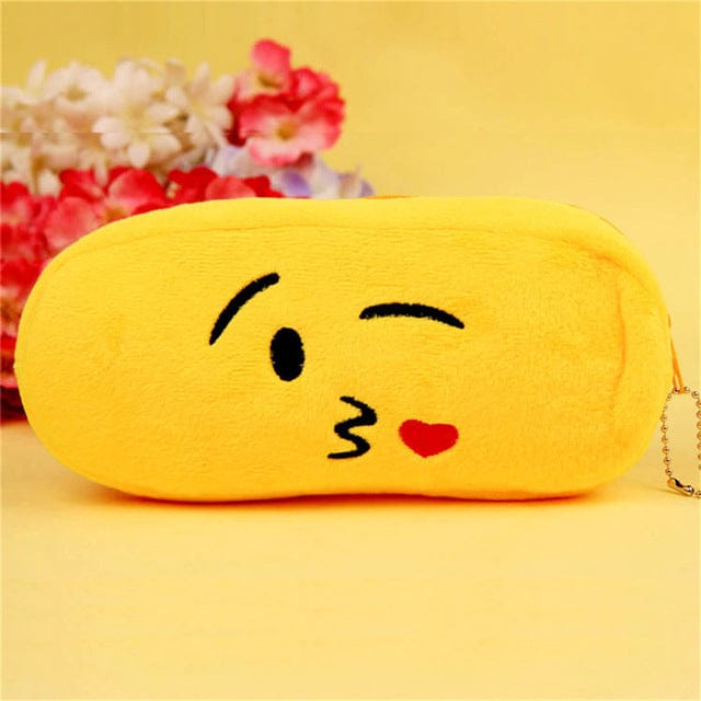 Emoji Smiley Plush - Pouch