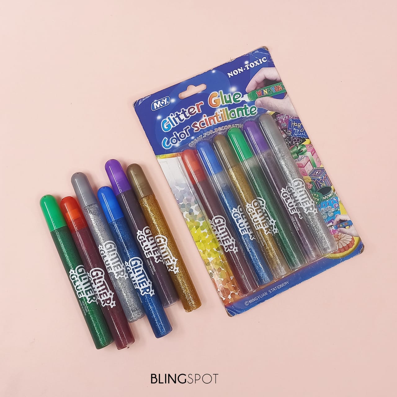 Glitter Glue Set Of 6 - Style 1