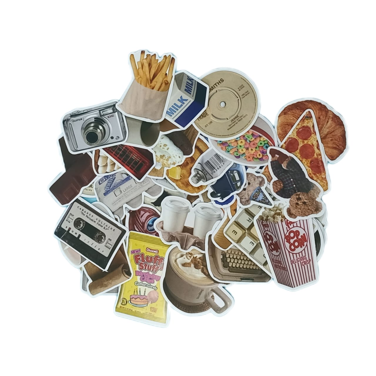 Retro Food Mix - Stickers